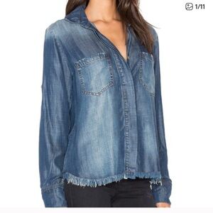 Bella Dahl Denim Blue Button Down Shirt